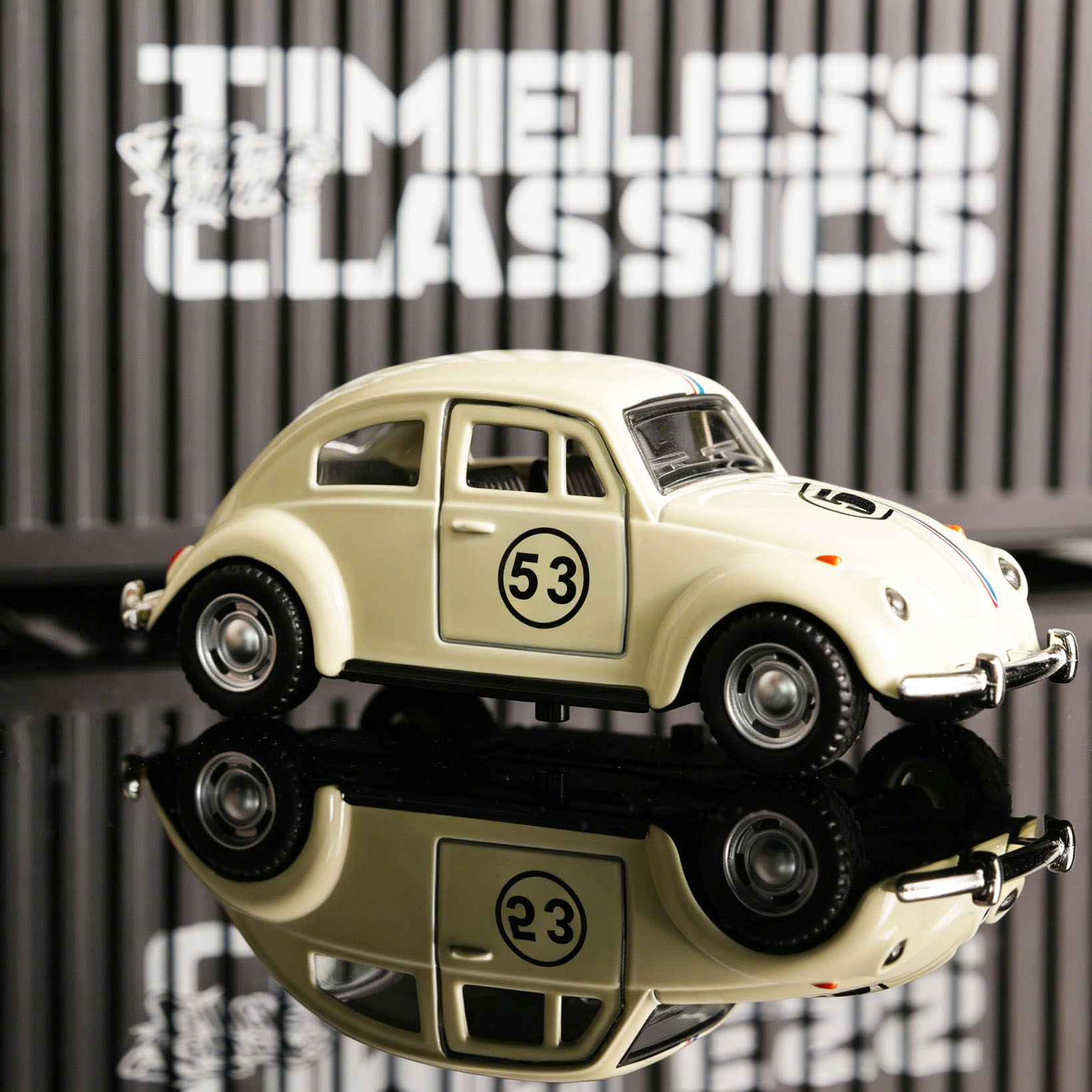 Kids Toys Cars - 1:32 Weißer Nr. 53 Käfer Rennwagen