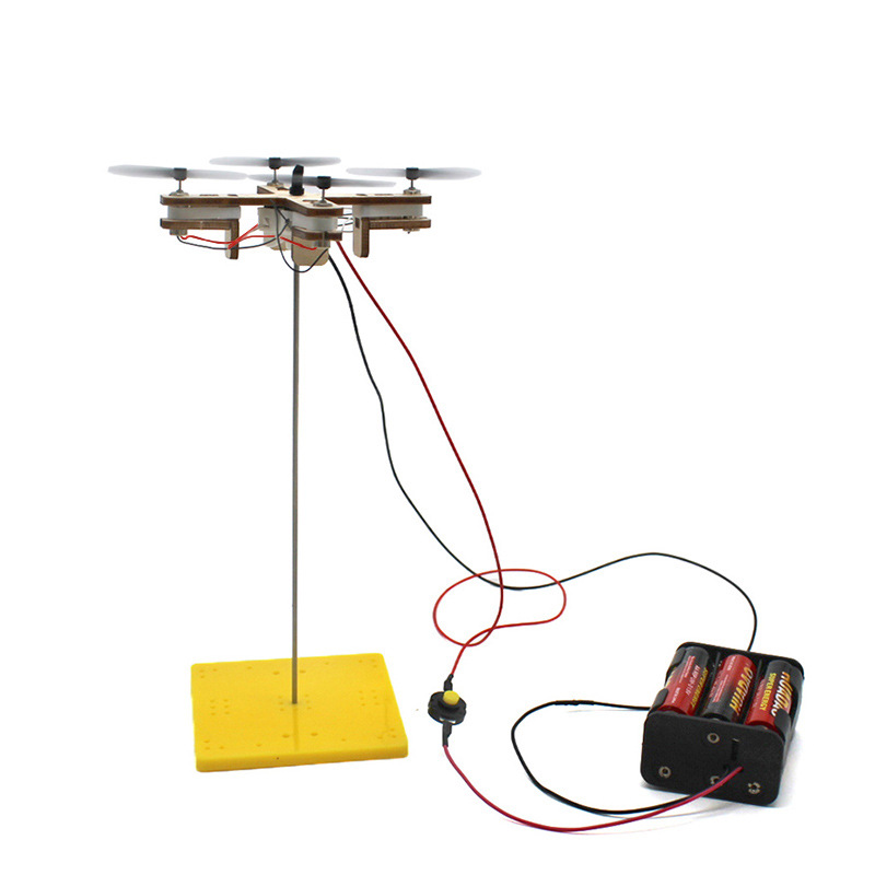 Kids Toys Helicopter - Lustiges DIY-Drohnenmodell für Kinder, wissenschaftliches Spielzeug,