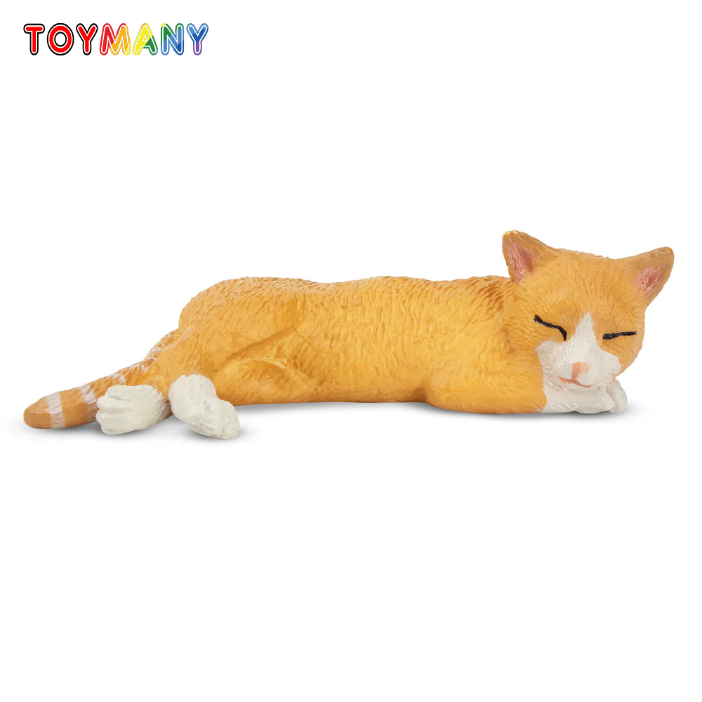 Kids Toys Under $5 - Toymany Simulation Liegen Orange Katze Katze