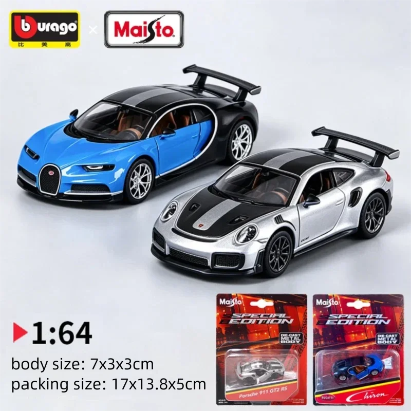 Kids Toys Cars - Maisto 1:64 Maßstab Porsche 911 GT2