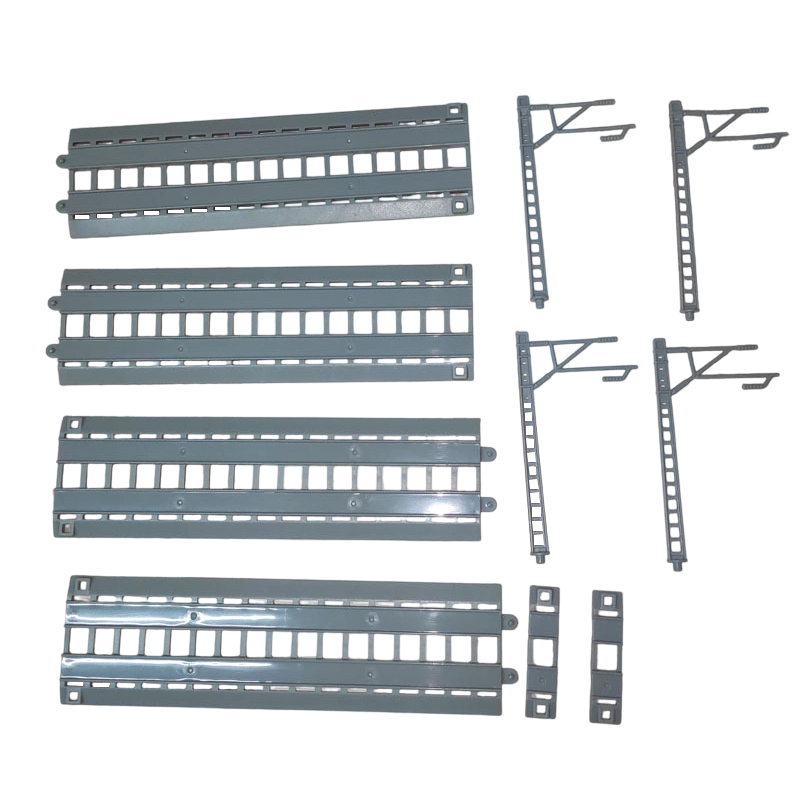 Toy Train Track Set - HO Scale Eisenbahngleis-Modell-Set, 80 cm Länge,