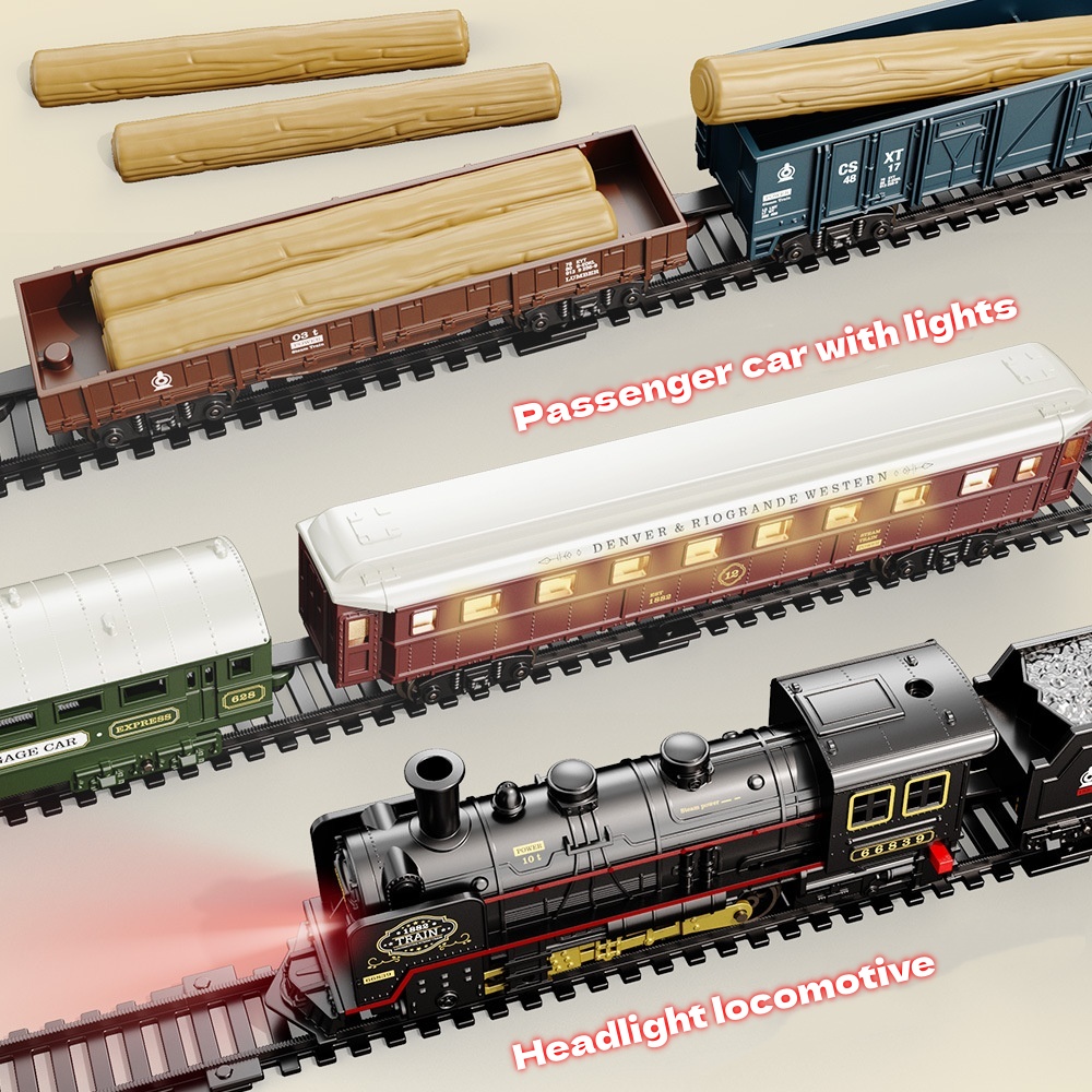 Elektrisches Zugspielzeug mit  – Toy Train Track Set Bewertung und Preis