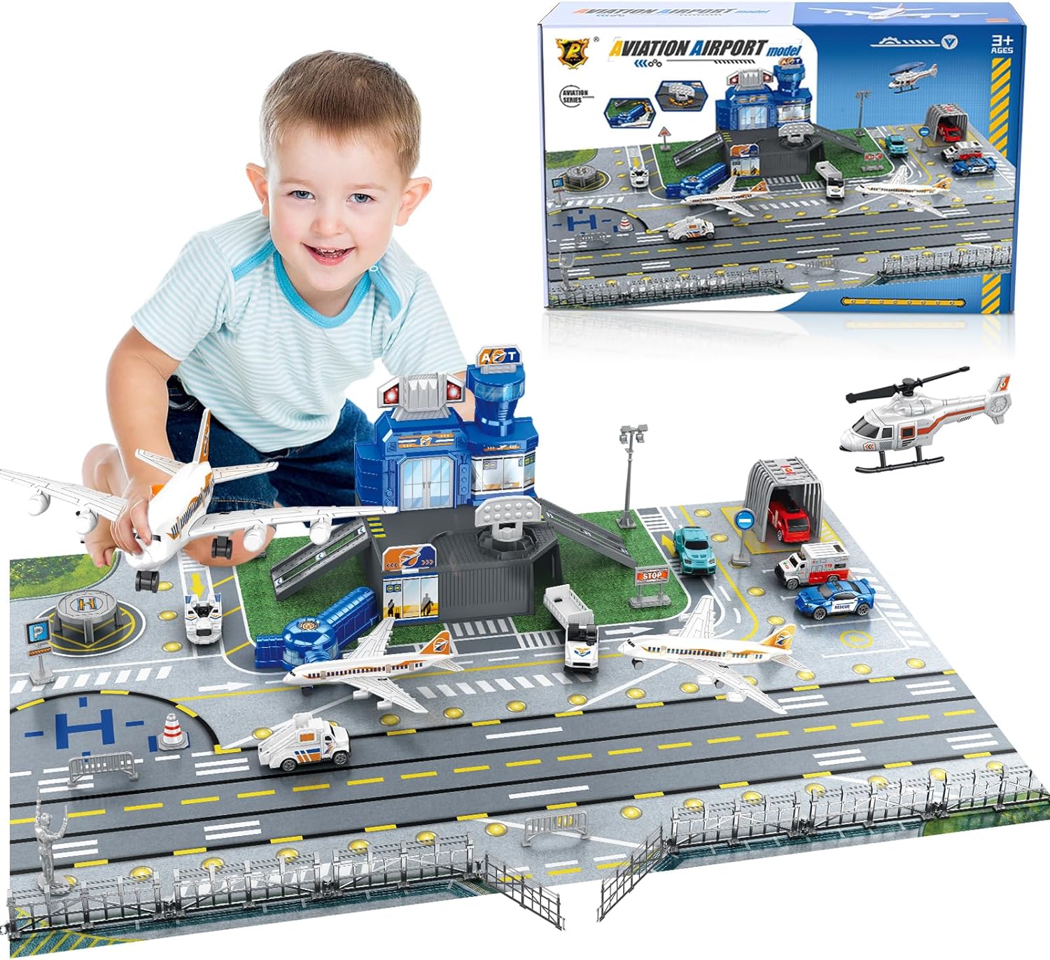 Flughafen-Spielset für Kinder  – Kids Toys Helicopter Bewertung und Preis