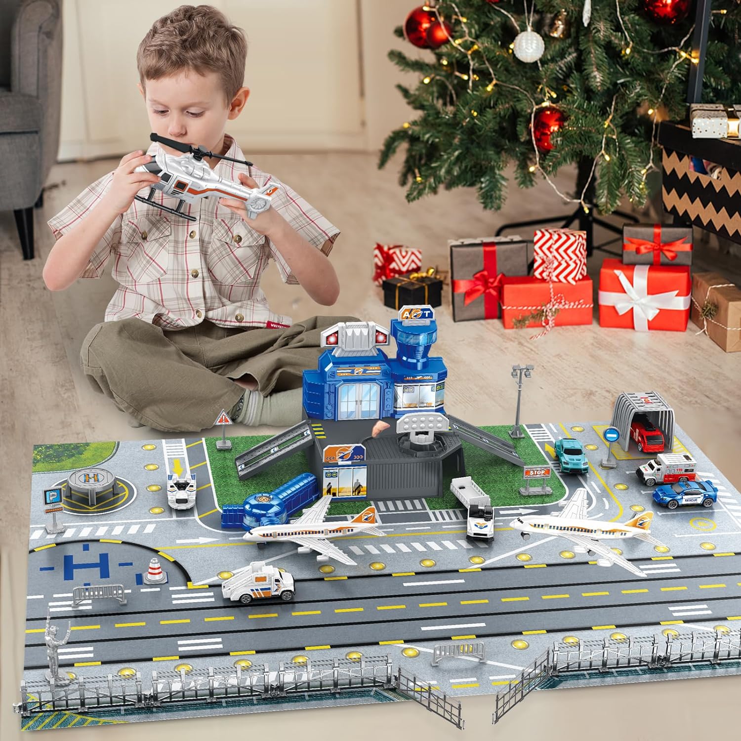 Flughafen-Spielset für Kinder  – Kids Toys Helicopter Bewertung und Preis
