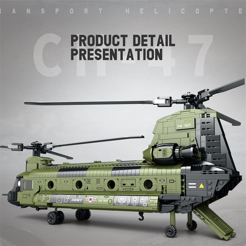 1622pcs CH-47 Chinook Transpor – Kids Toys Helicopter Bewertung und Preis