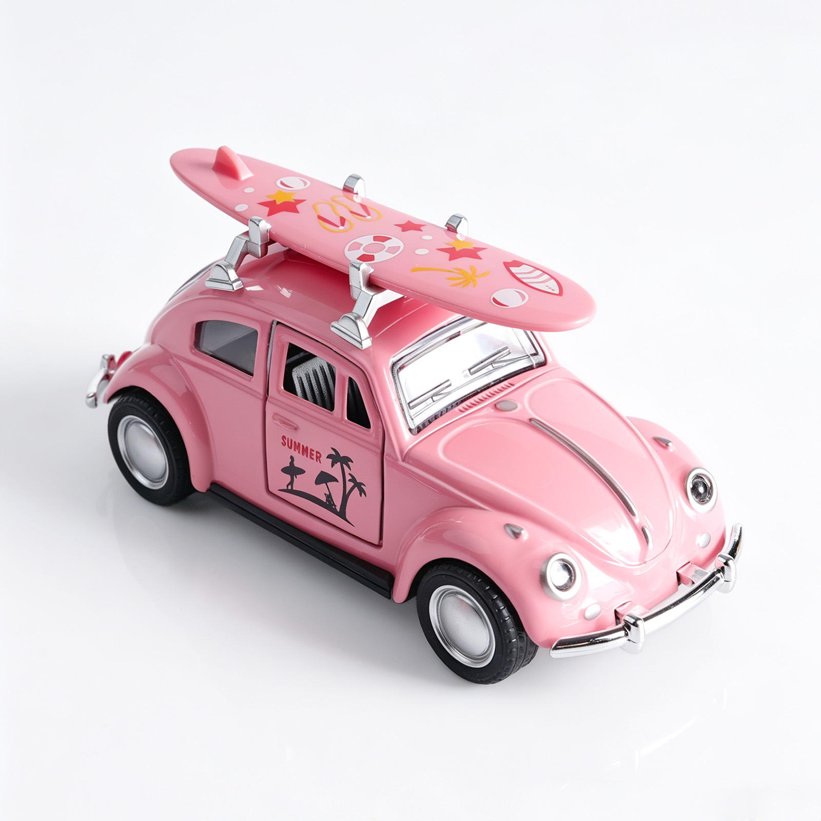 1:36 Rosa Volkswagen Käfer Mod – Kids Toys Cars Bewertung und Preis
