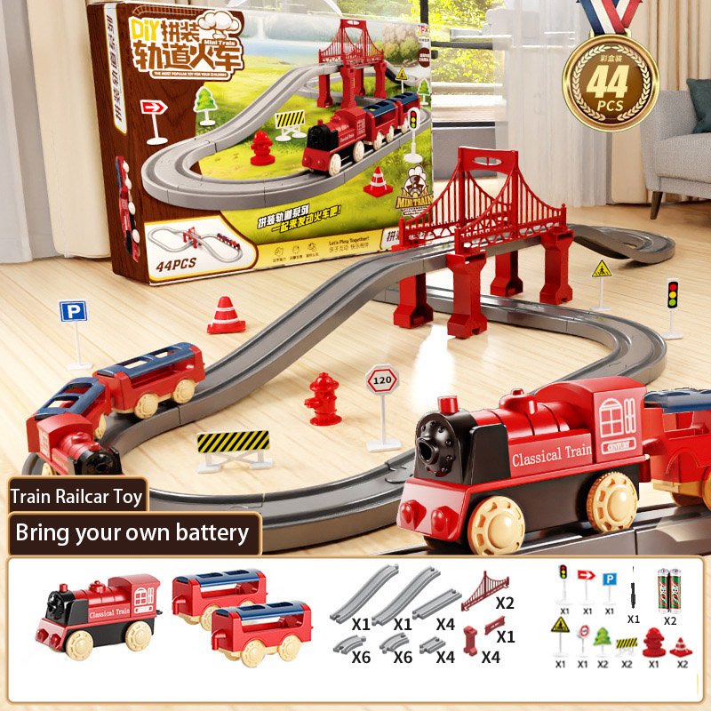 44-teiliges Elektrisches Eisen – Toy Train Track Set Bewertung und Preis
