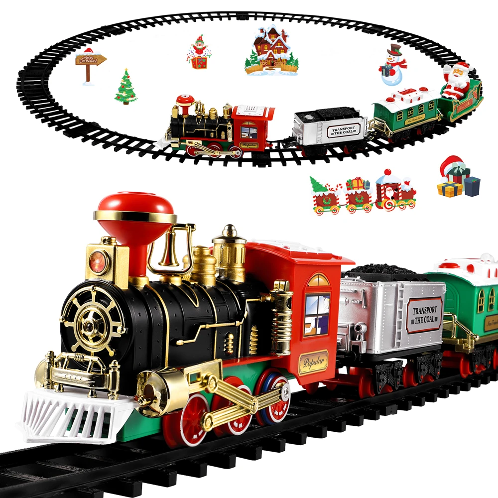 Weihnachten Zug Set Festliche  – Toy Train Track Set Bewertung und Preis
