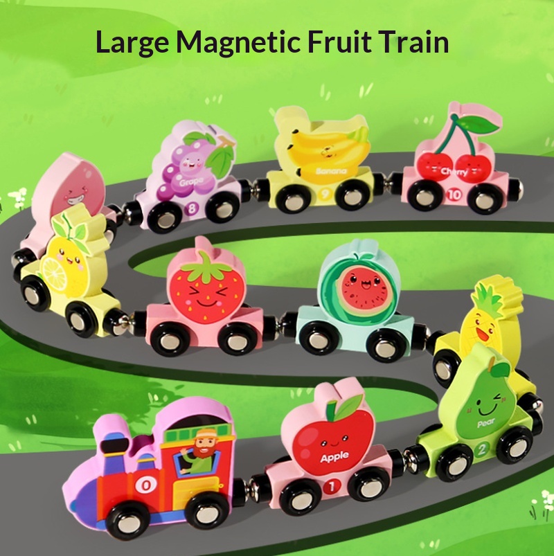 Magnetische Holz-Buchstaben un – Toy Train Track Set Bewertung und Preis