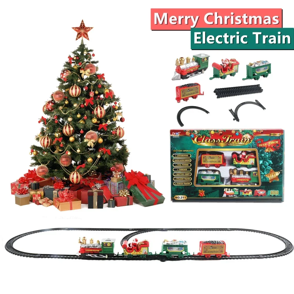 2026 Weihnachts-Eisenbahn-Set, – Toy Train Track Set Bewertung und Preis