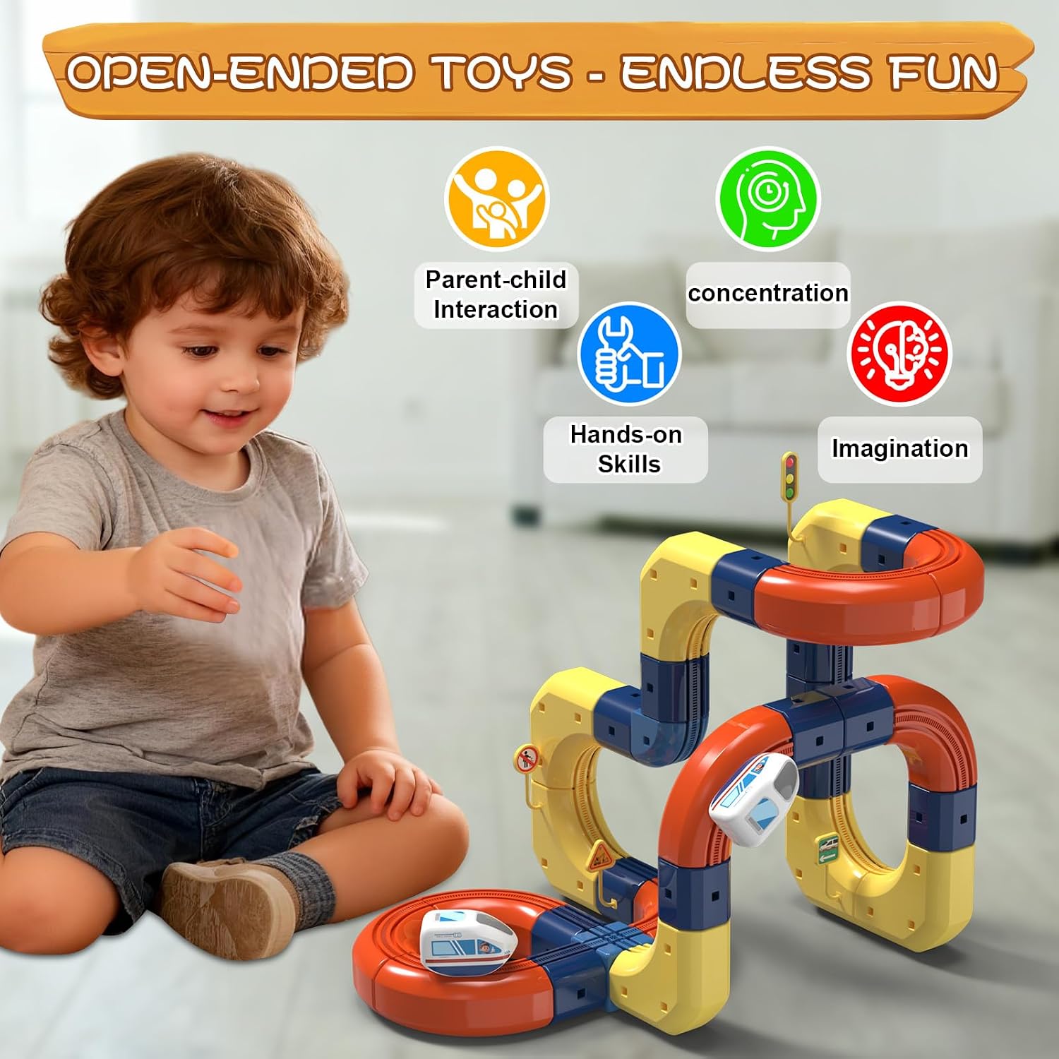 3D Magische Flexible Rennstrec – Toy Train Track Set Bewertung und Preis