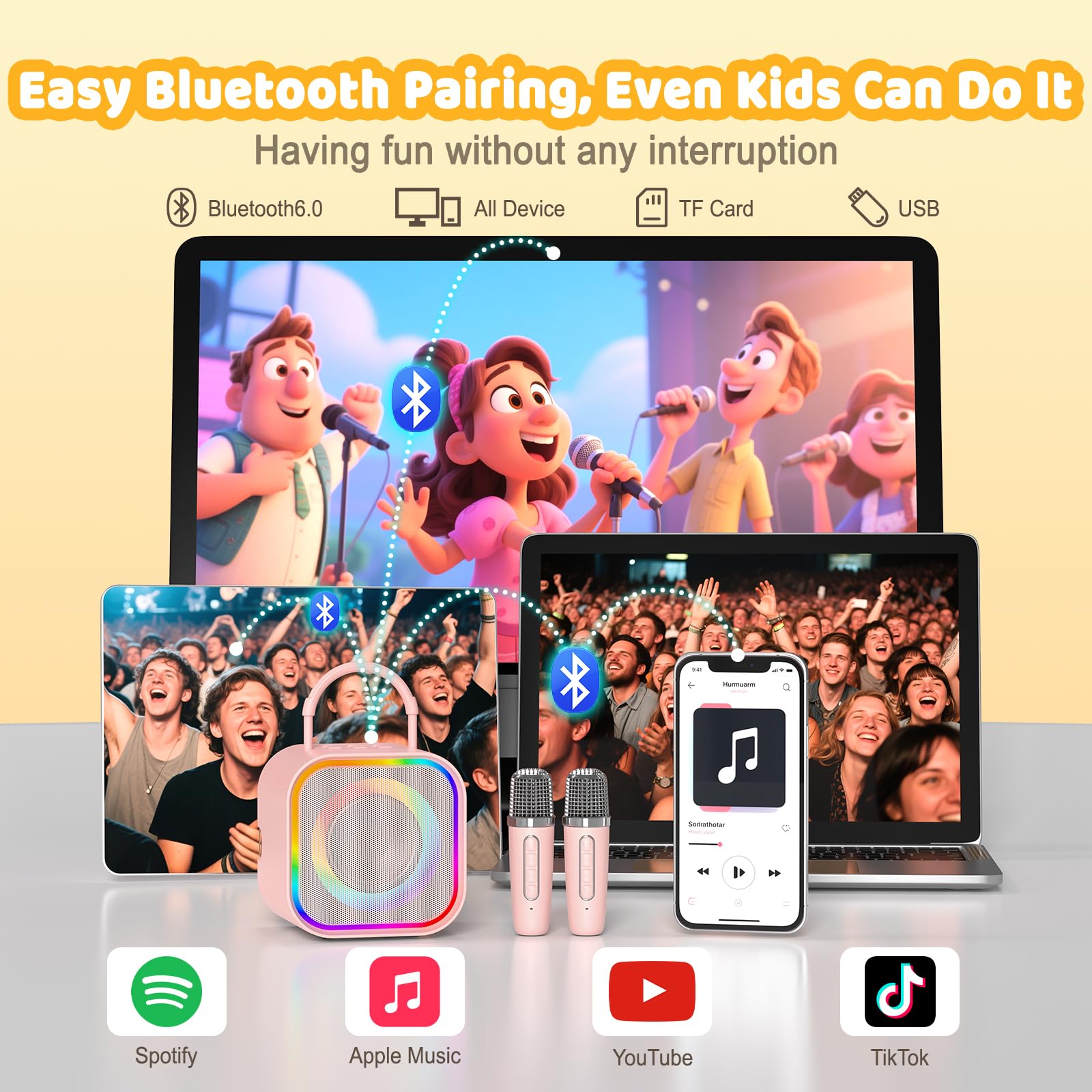 Haomuren Mini-Karaoke-Maschine – Kids Microphone Karaoke Bewertung und Preis