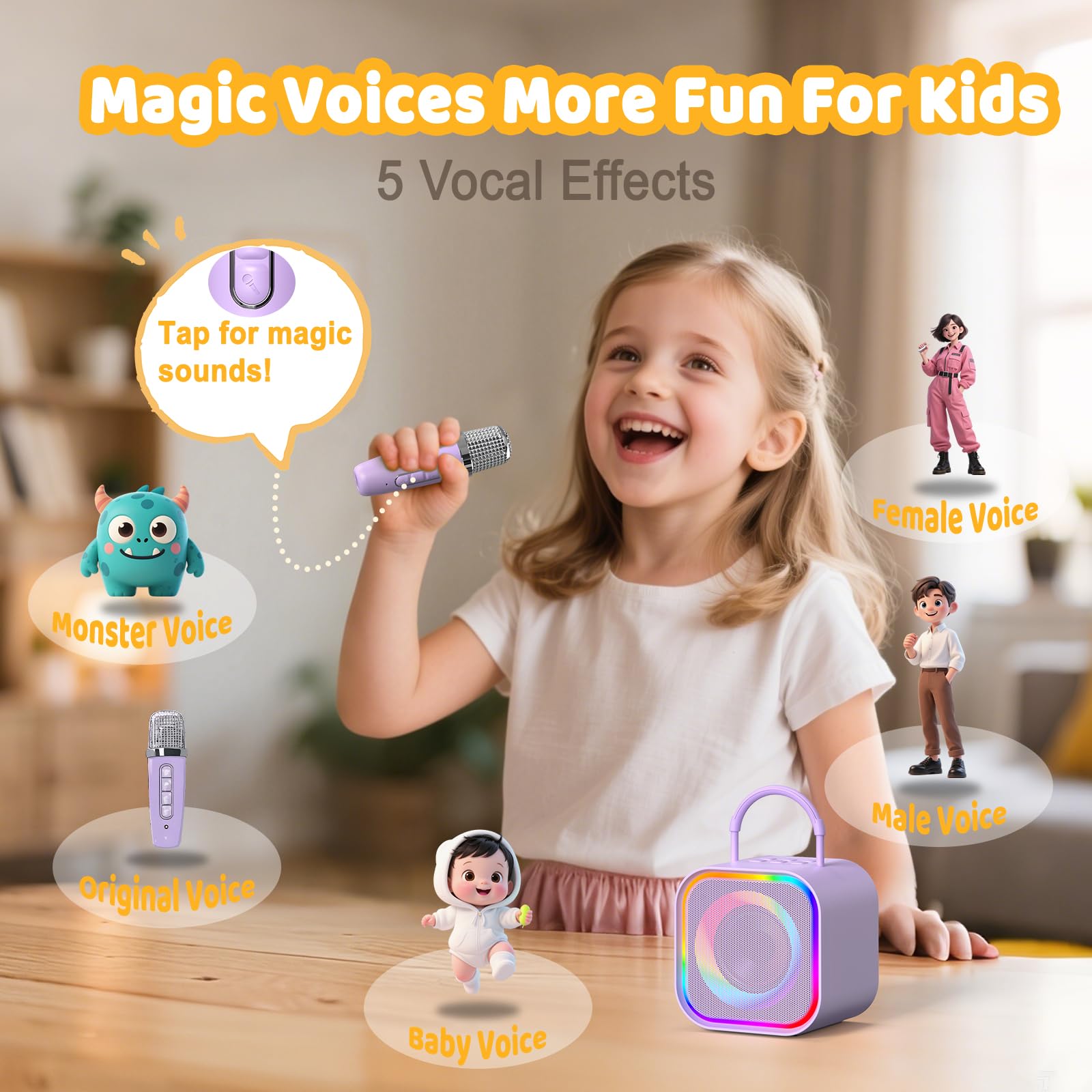 Haomuren Mini-Karaoke-Maschine – Kids Microphone Karaoke Bewertung und Preis